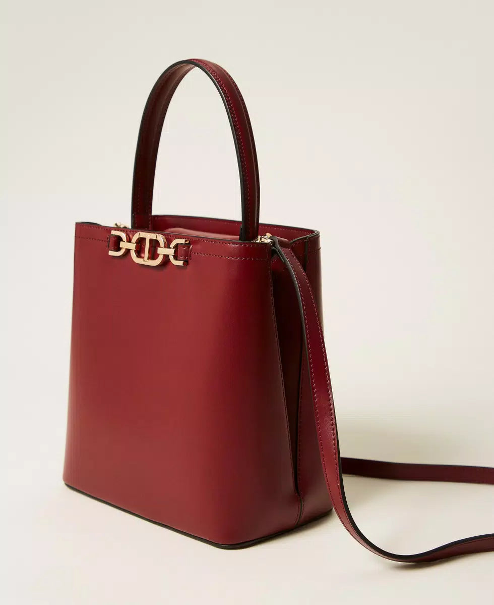 Borsa 'First Class' piccola con morsetto Oval T TwinSet