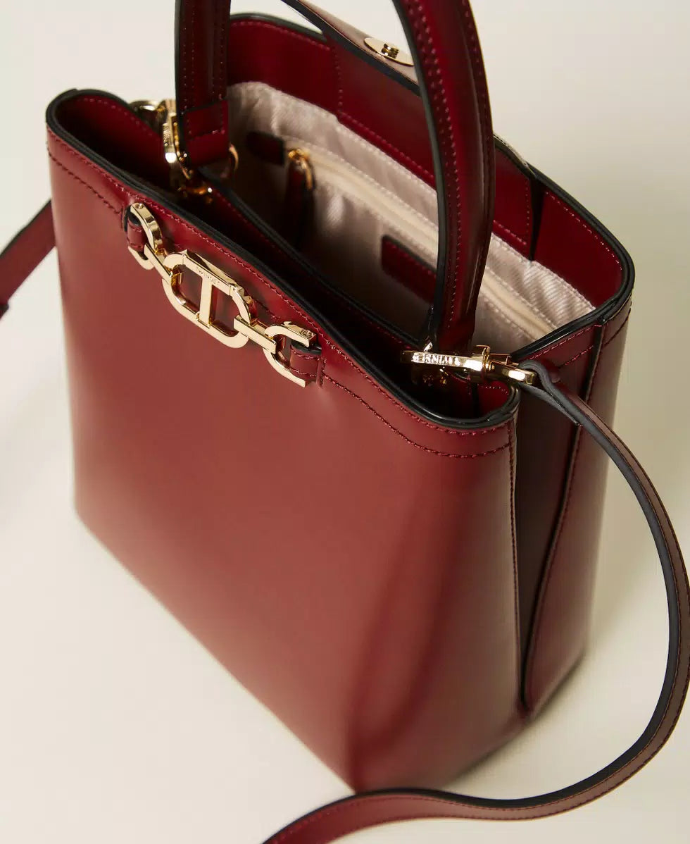 Borsa 'First Class' piccola con morsetto Oval T TwinSet