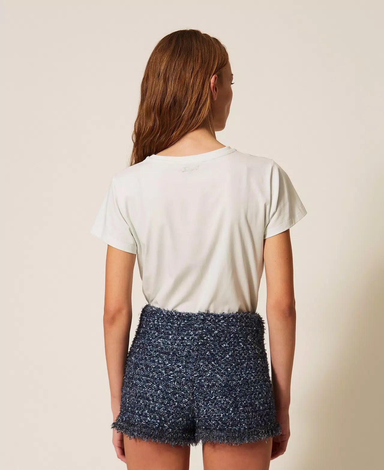 T-shirt regular con stampa Twinset