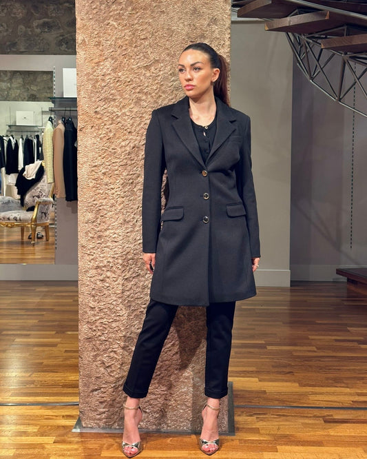 Cappotto con bottoni Fracomina