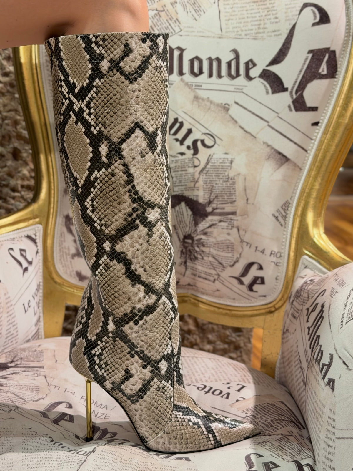 Stivale pitonato Ninalilou