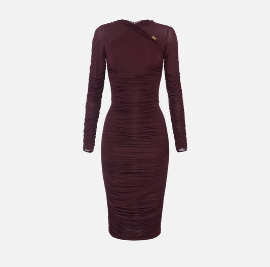 Abito in jersey con drappeggi AB88857E2 Elisabetta Franchi