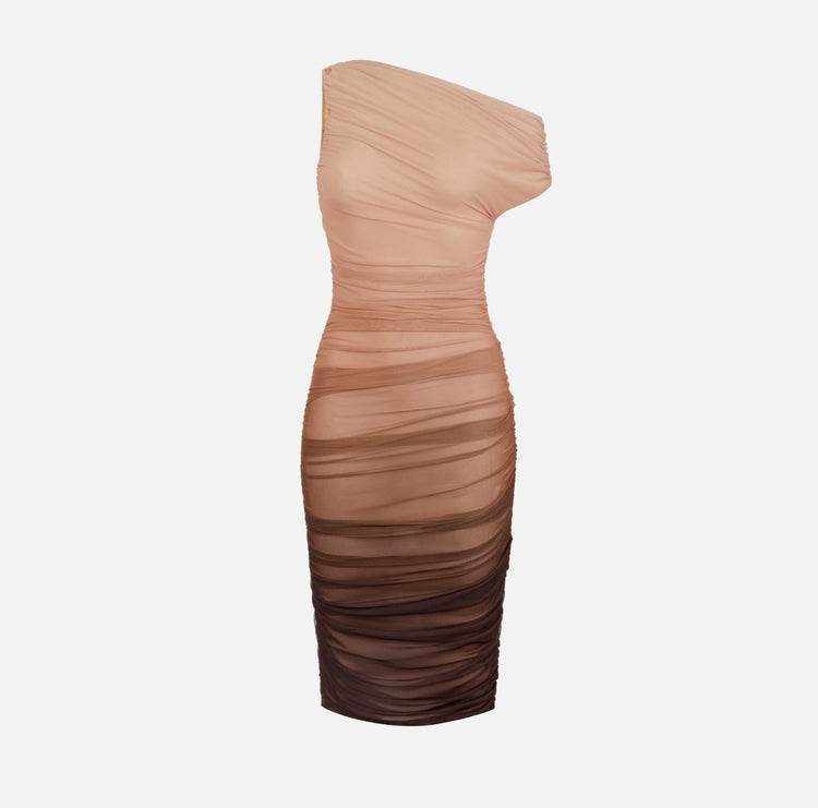 Abito in tulle dégradé AB93162E2 Elisabetta Franchi