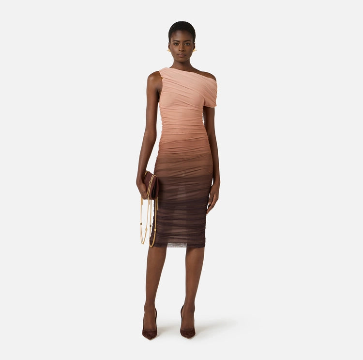 Abito in tulle dégradé AB93162E2 Elisabetta Franchi