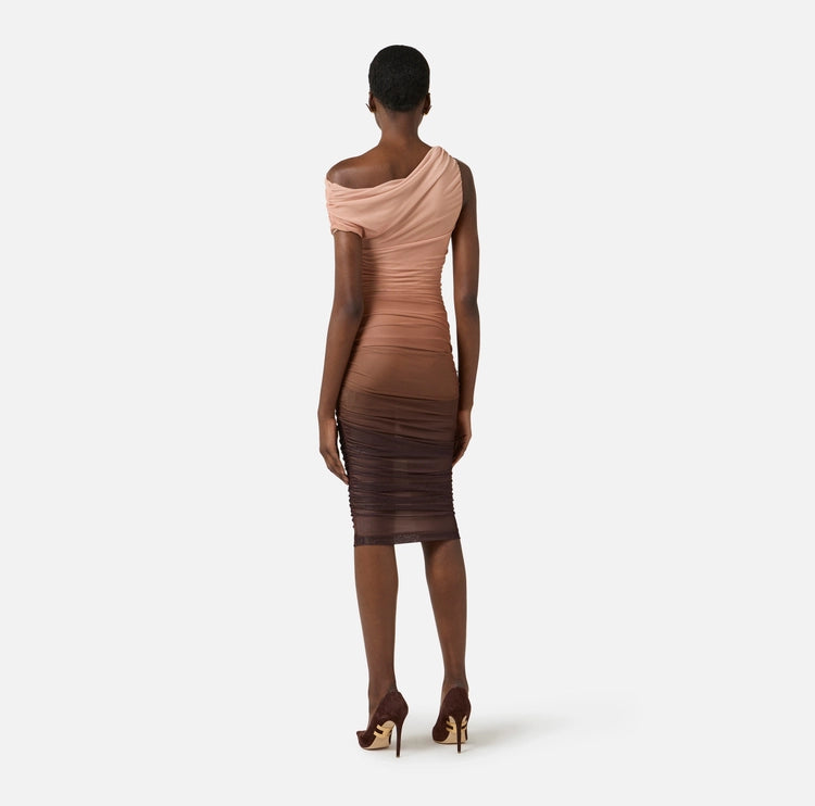Abito in tulle dégradé AB93162E2 Elisabetta Franchi