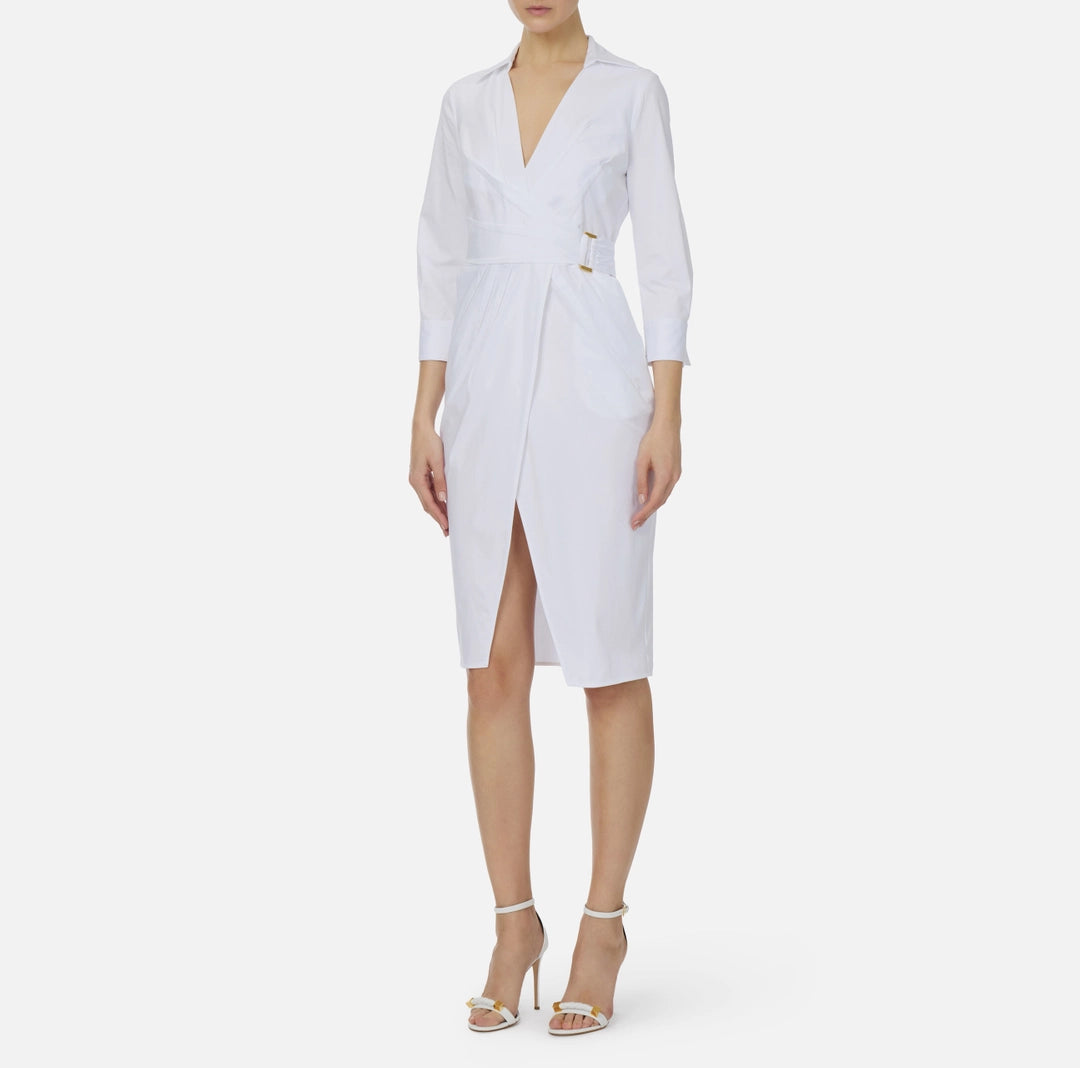 Abito in cotone stretch AB95562E2 Elisabetta Franchi
