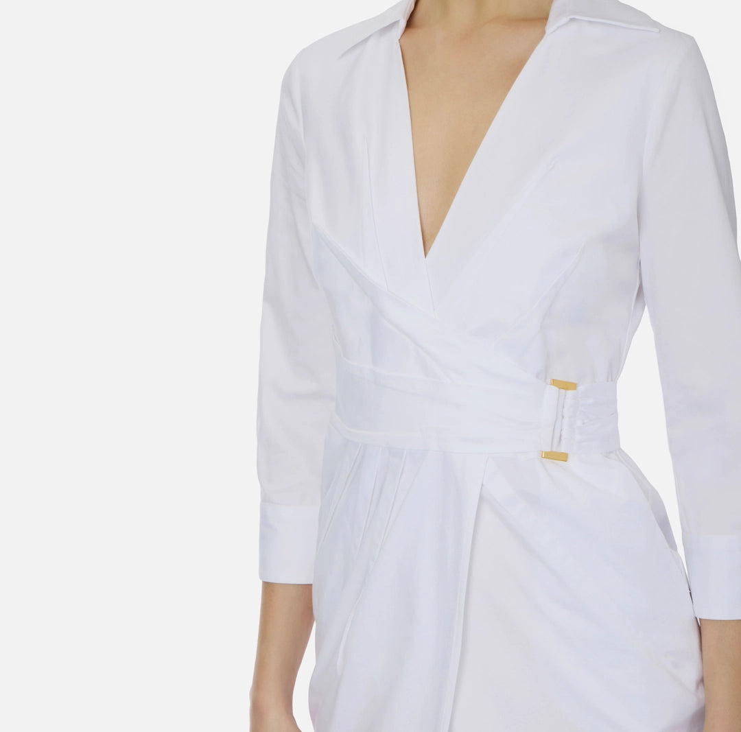 Abito in cotone stretch AB95562E2 Elisabetta Franchi