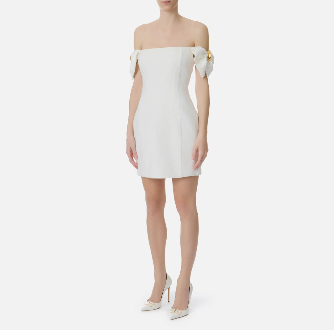 Mini abito in misto lino AB96862E2 Elisabetta Franchi