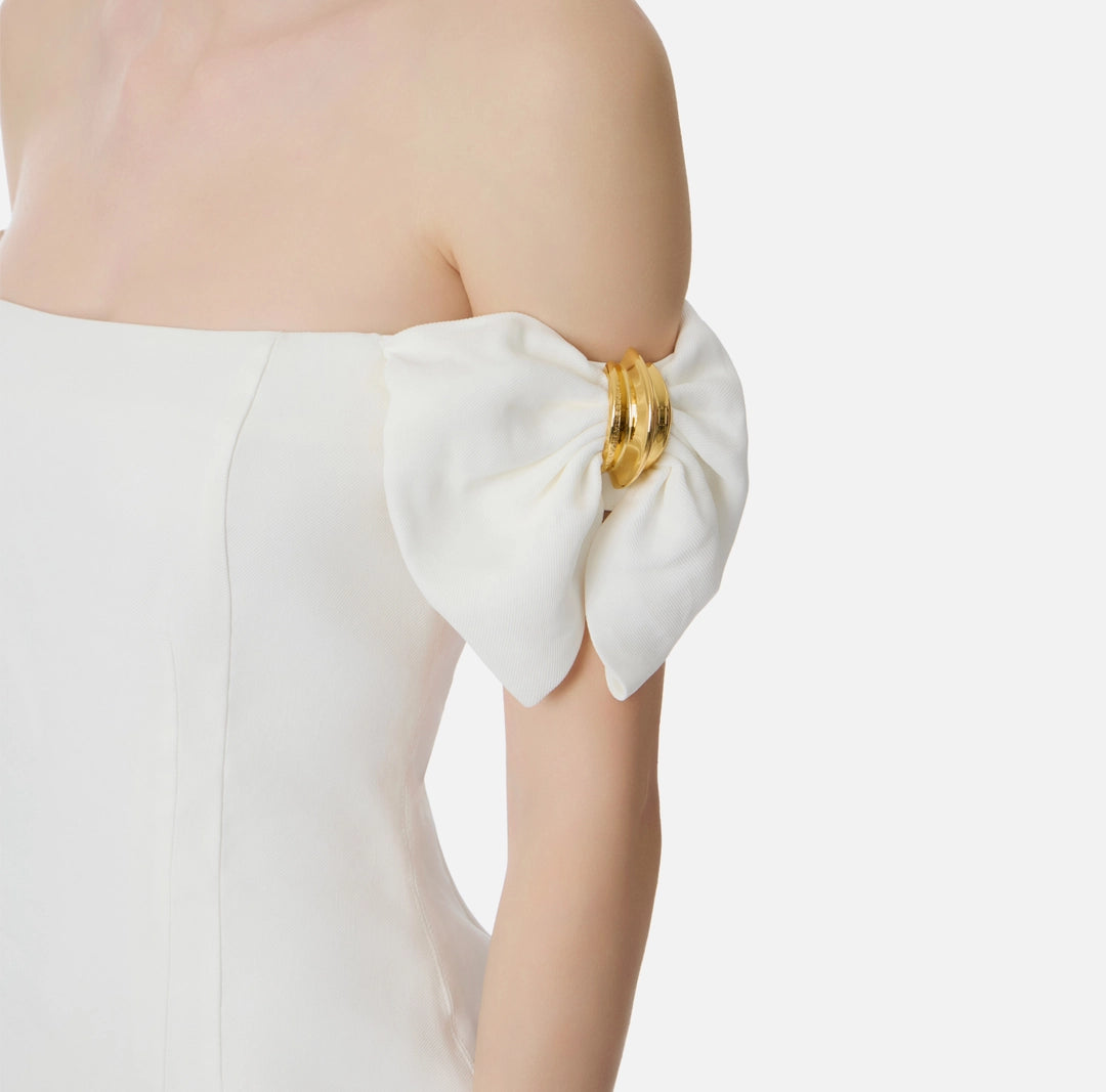 Mini abito in misto lino AB96862E2 Elisabetta Franchi