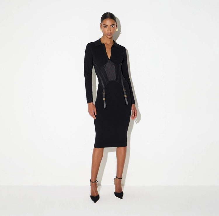 Abito bustier in maglia AM22S67E2 Elisabetta Franchi