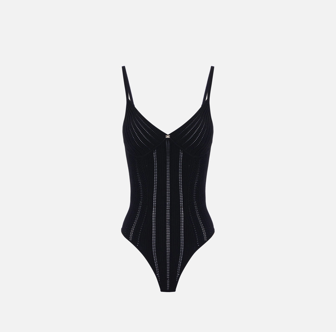 Body in maglia à jour BK85B62E2 Elisabetta Franchi