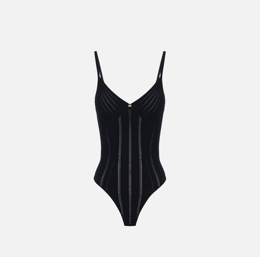 Body in maglia à jour BK85B62E2 Elisabetta Franchi