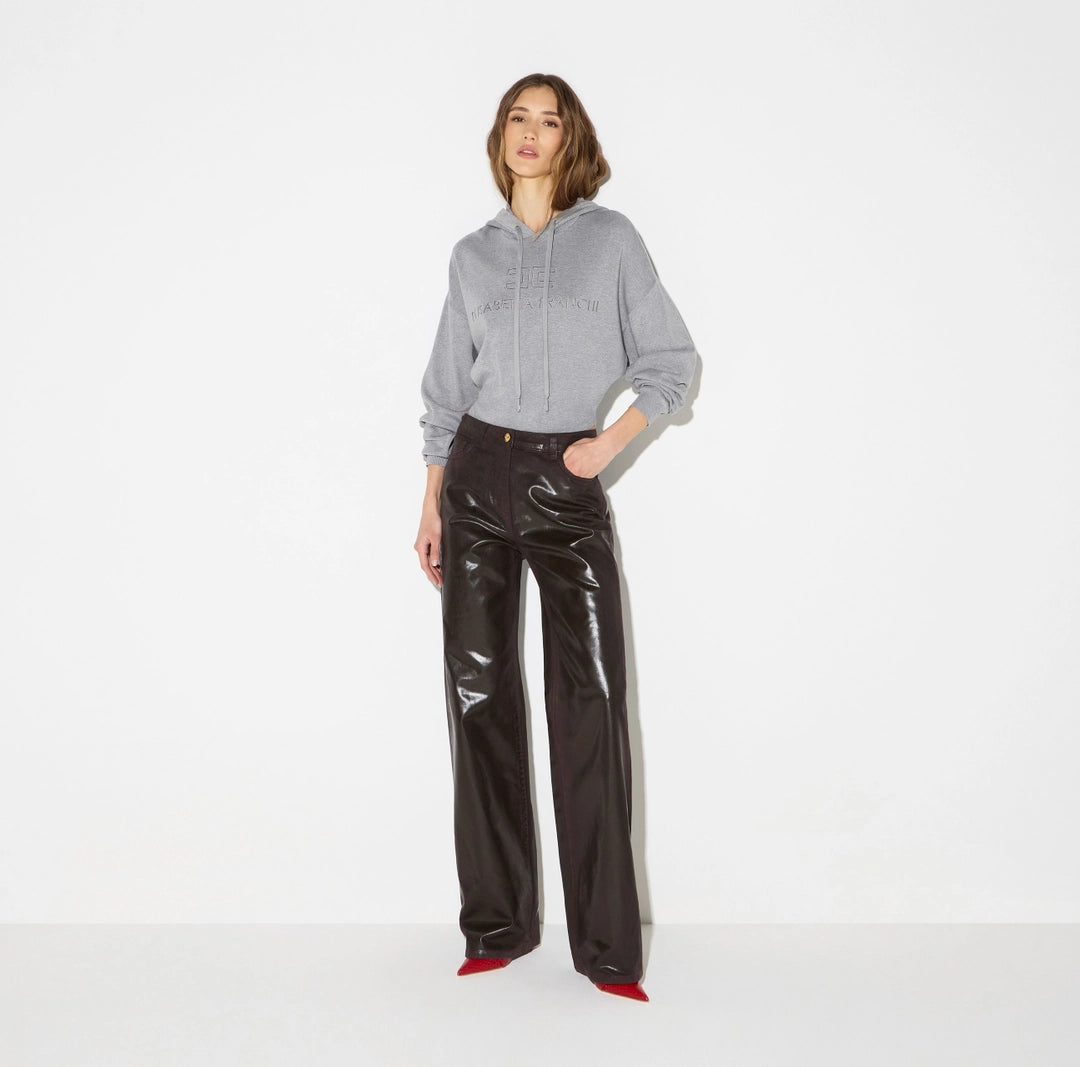 Body in maglia con cappuccio BK87S66E2 Elisabetta Franchi