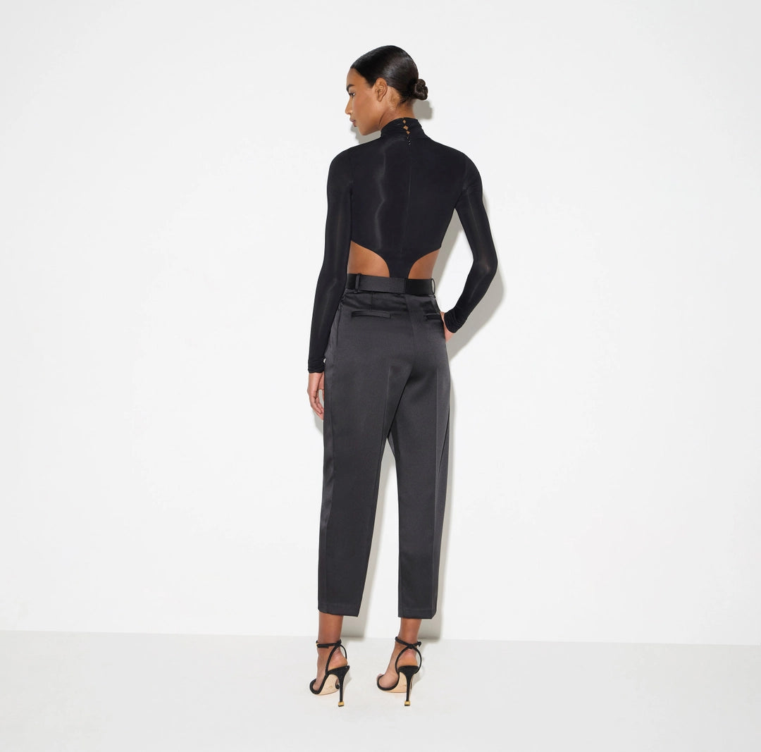 Body in jersey con logo gioiello BO05567E2 Elisabetta Franchi