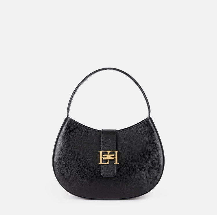 Hobo grande con logo in metallo Elisabetta Franchi