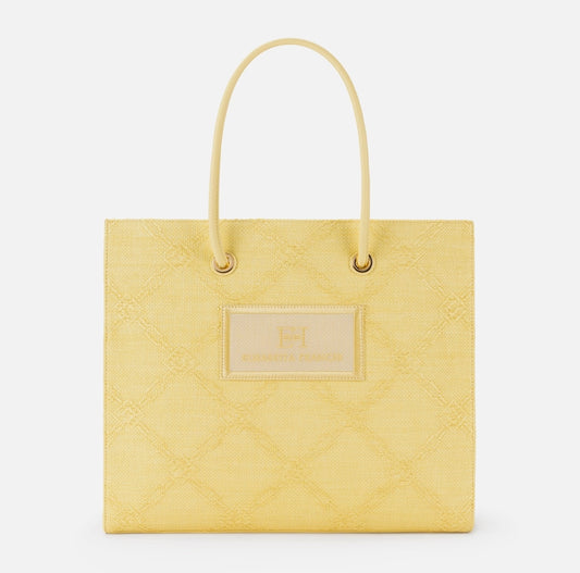 Tote grande in rafia jacquard BS82A52E2 Elisabetta Franchi