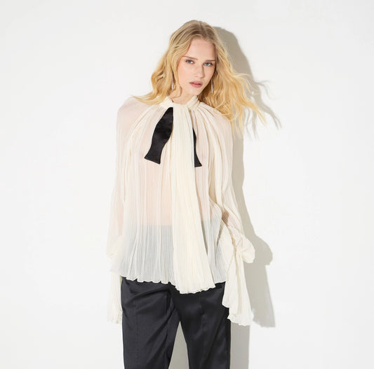 Blusa in crêponne CA21167E2 Elisabetta Franchi