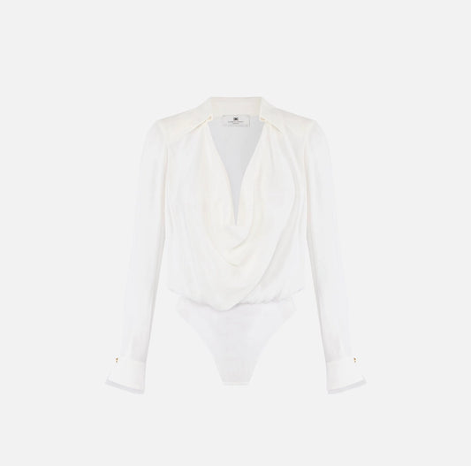Body in georgette di viscosa CB00261E2 Elisabetta Franchi