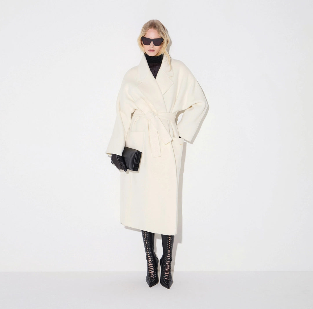 Cappotto in panno double di lana CP01D66E2 Elisabetta Franchi