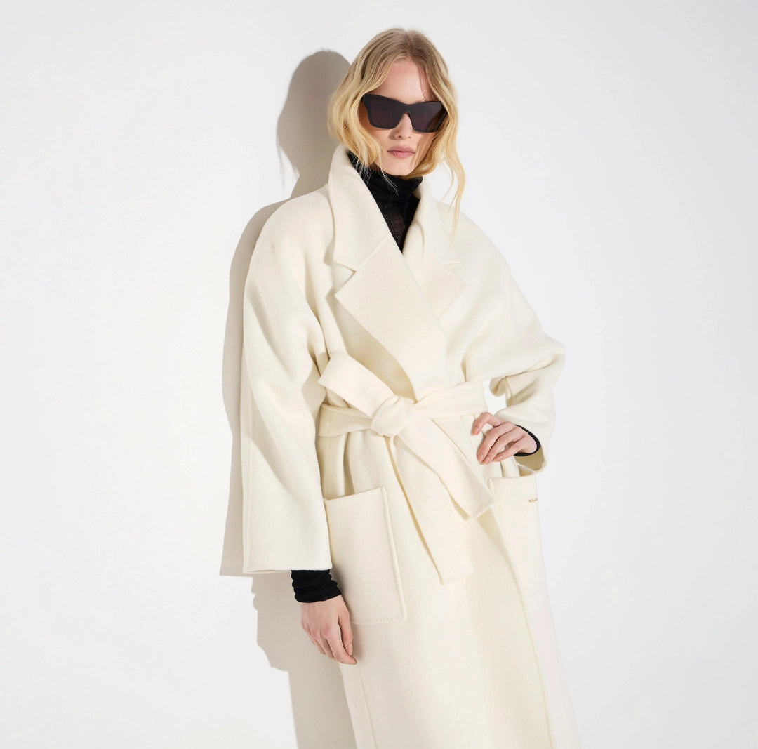 Cappotto in panno double di lana CP01D66E2 Elisabetta Franchi