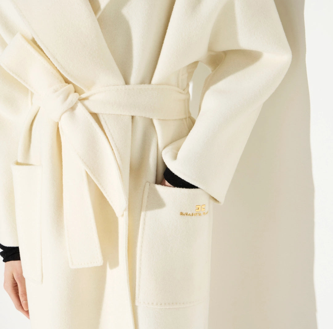 Cappotto in panno double di lana CP01D66E2 Elisabetta Franchi
