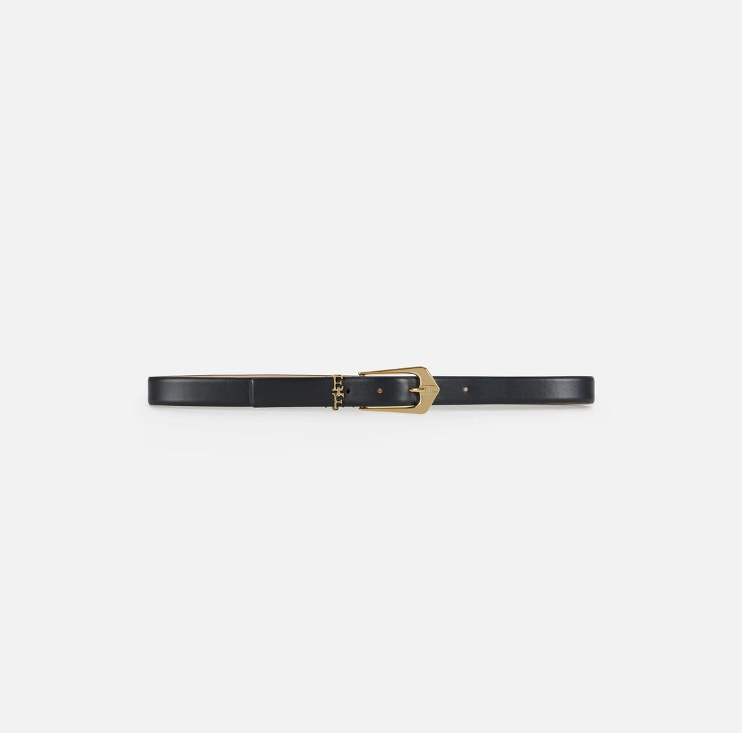 Cintura in pelle con dettagli logo CT31S66E2 Elisabetta Franchi