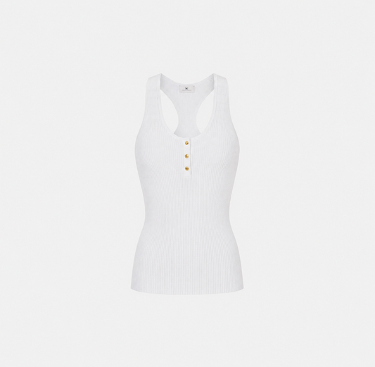 Top in maglia a micro-trecce TK75B61E2 Elisabetta Franchi