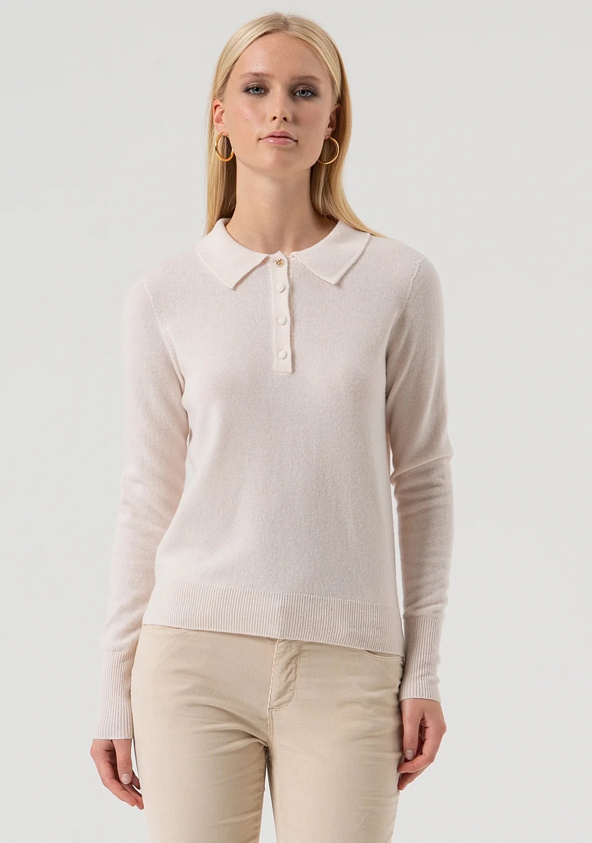 Polo regular in maglia di lana Fracomina