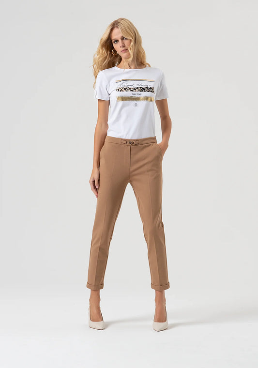 Pantalone slim chino Fracomina