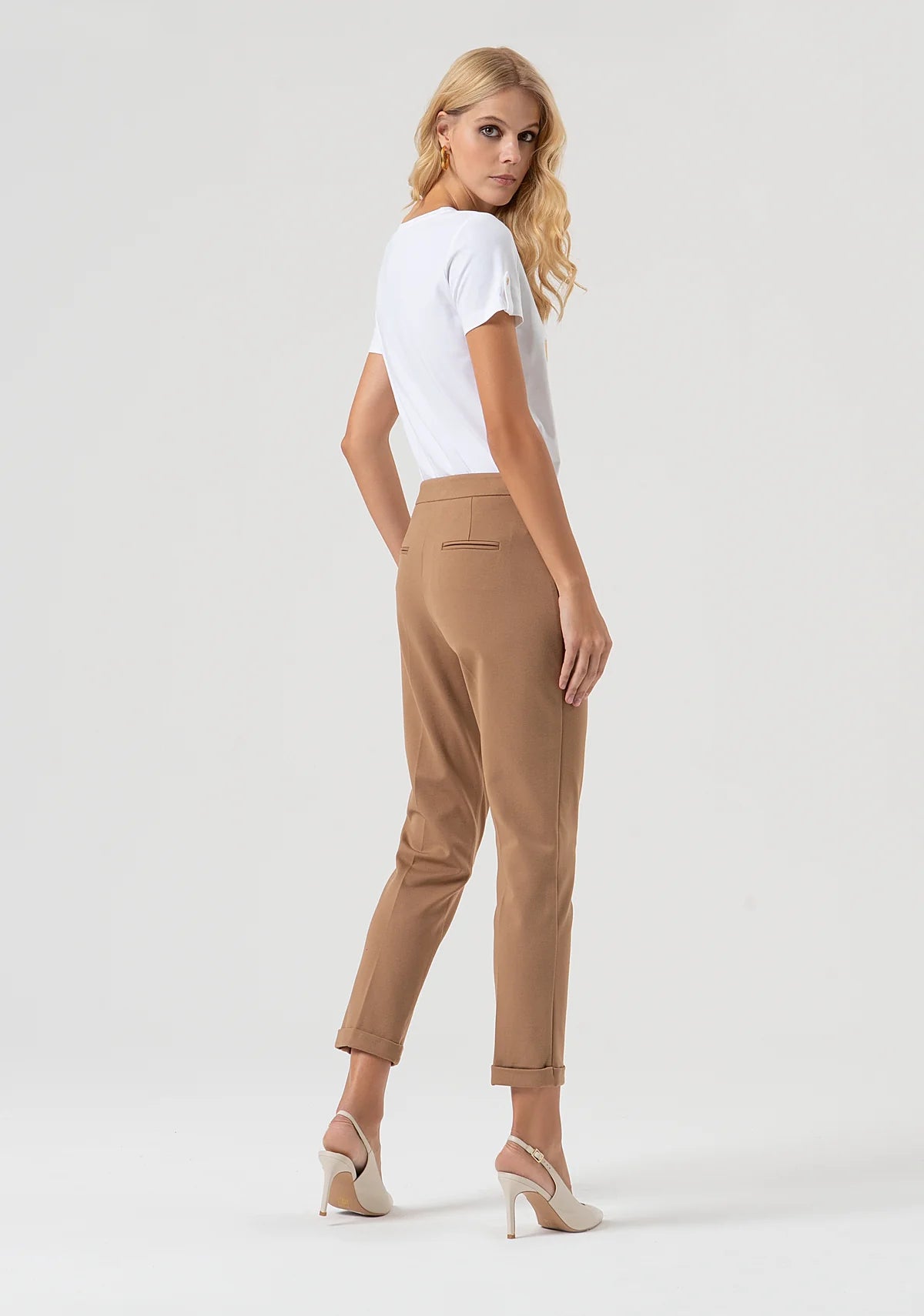 Pantalone slim chino Fracomina