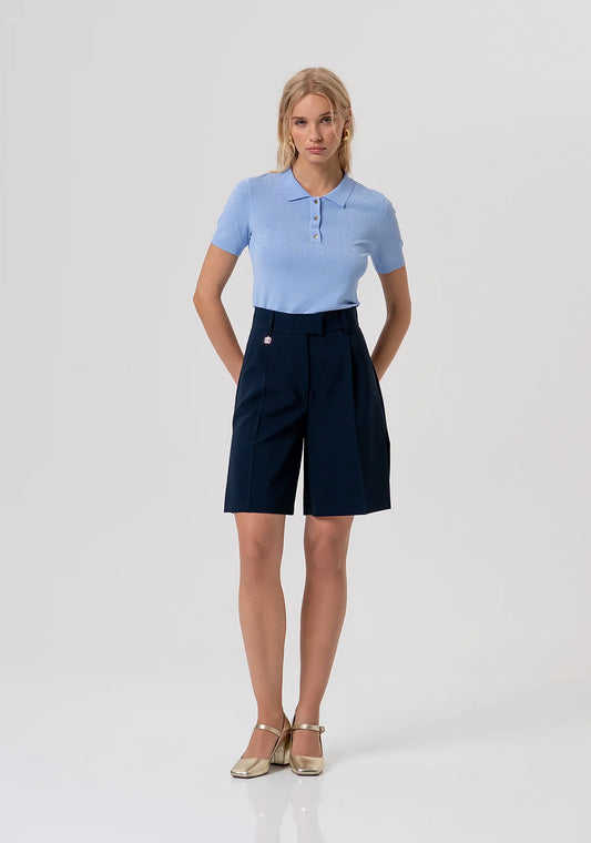 Bermuda regular con spacchi laterali Fracomina