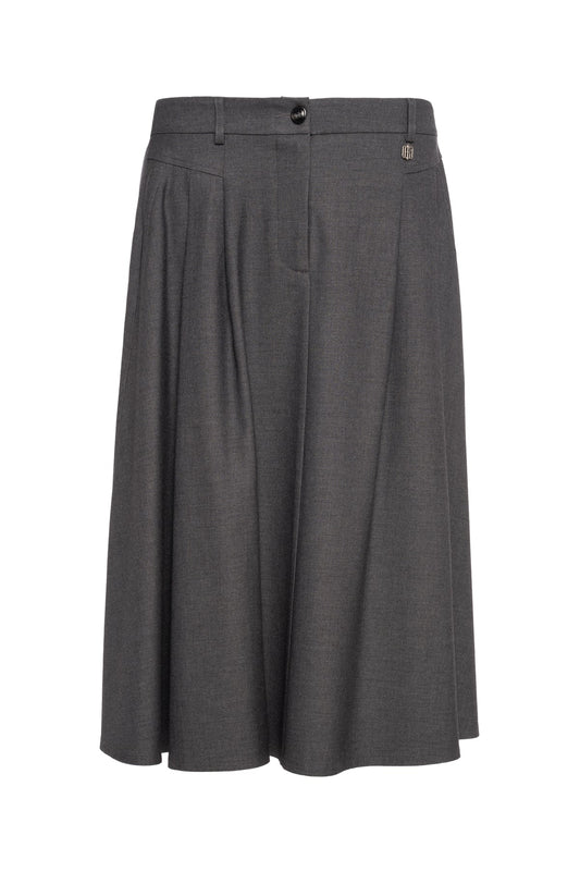Gonna flare midi con vita alta Fracomina