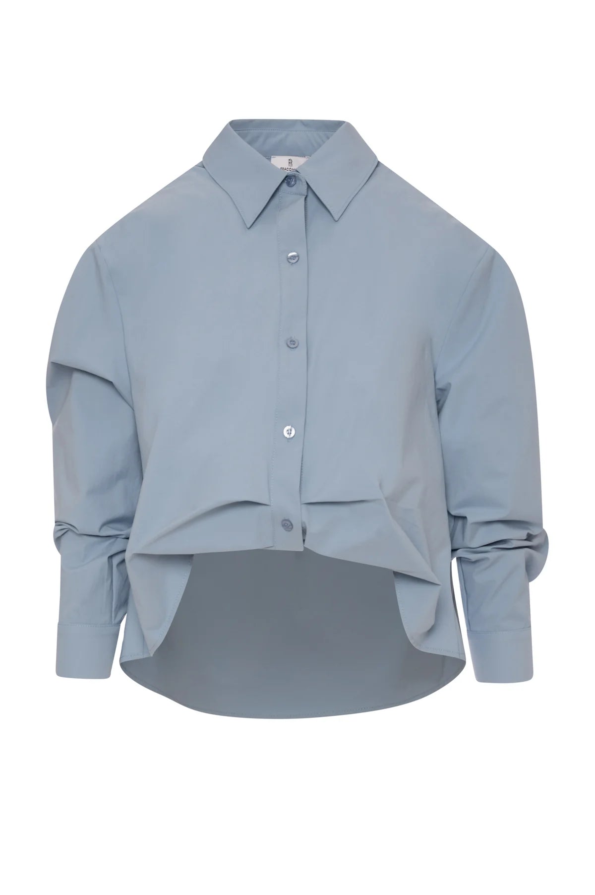 Camicia cropped con colletto classico Fracomina