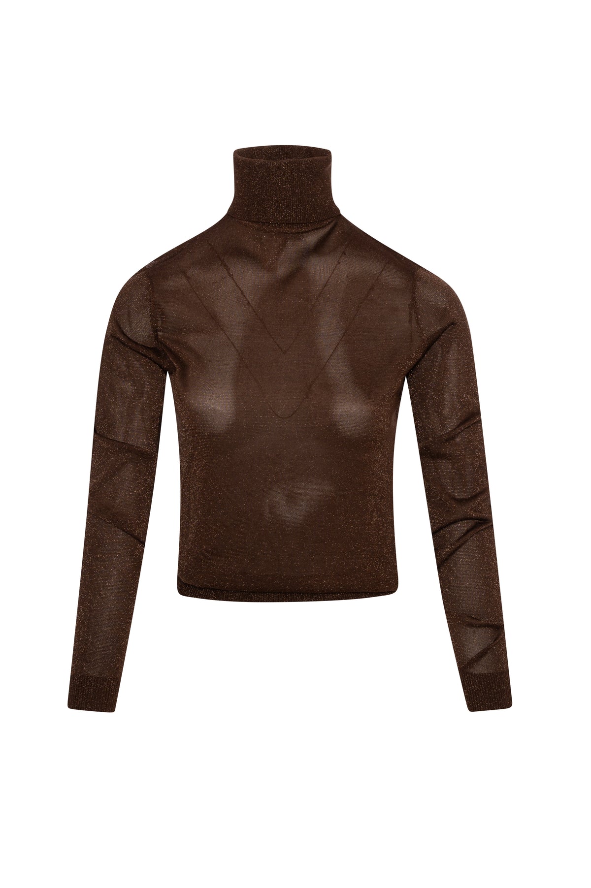Maglia slim con lurex Fracomina