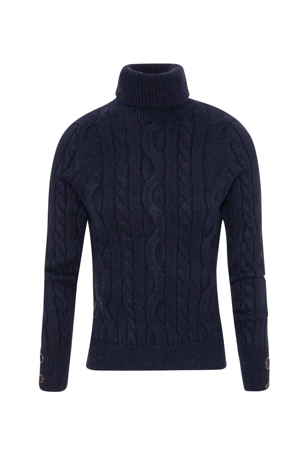 Maglia slim con punto treccia Fracomina
