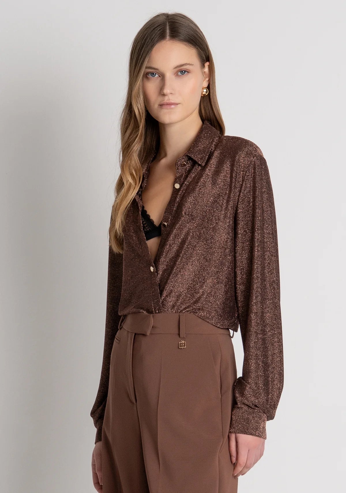 Pantalone flare con vita regolare Fracomina