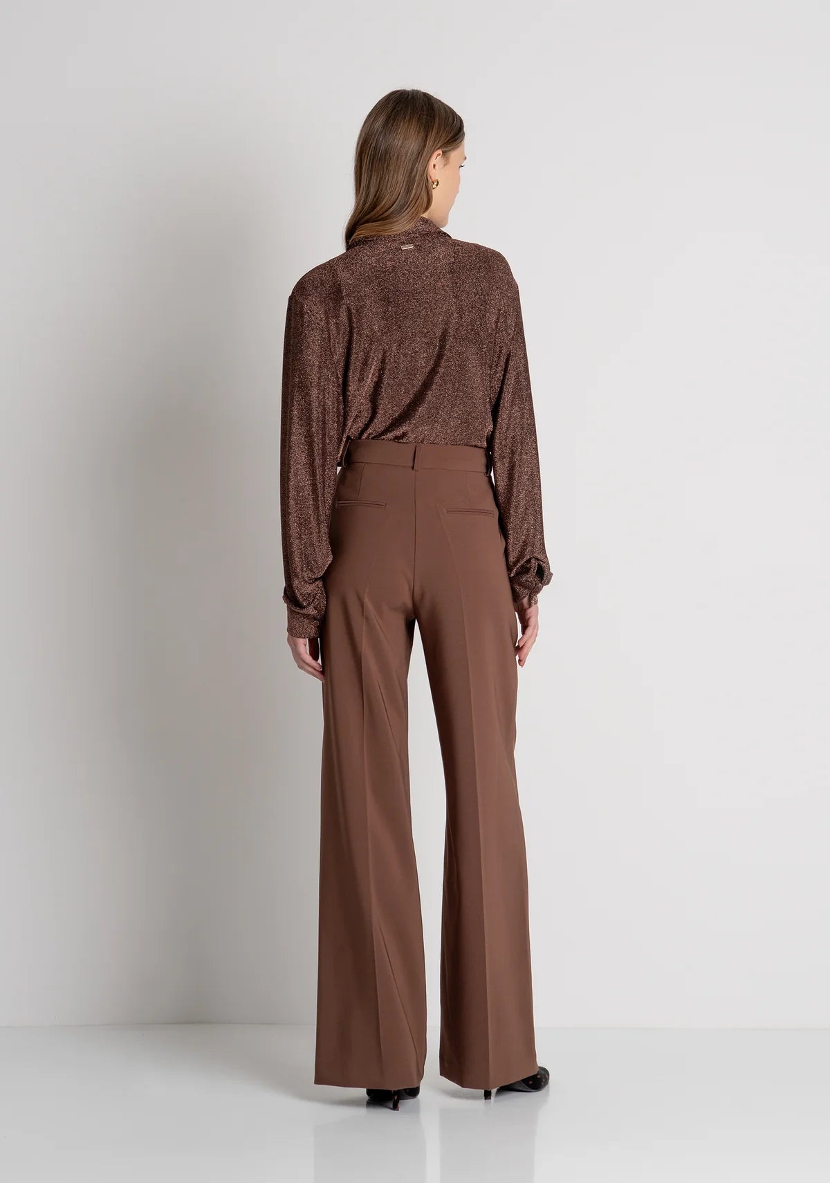 Pantalone flare con vita regolare Fracomina