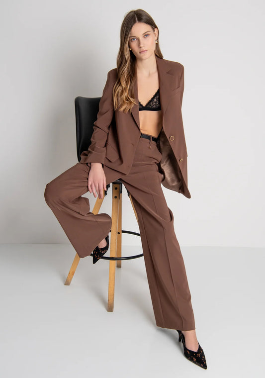 Pantalone flare con vita regolare Fracomina