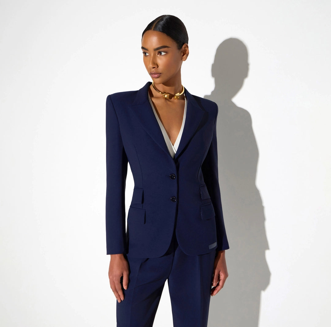 Giacca in crêpe leggero GI25666E2 Elisabetta Franchi