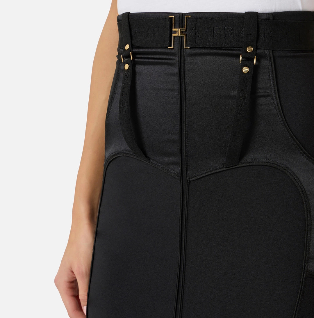 Gonna bustier in crêpe leggero e raso GO14862E2 Elisabetta Franchi