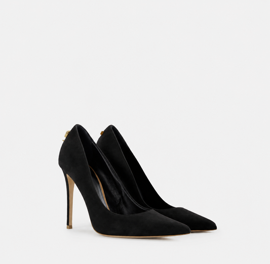 Décolleté in suede con dettaglio logo SA88L66E2 Elisabetta Franchi