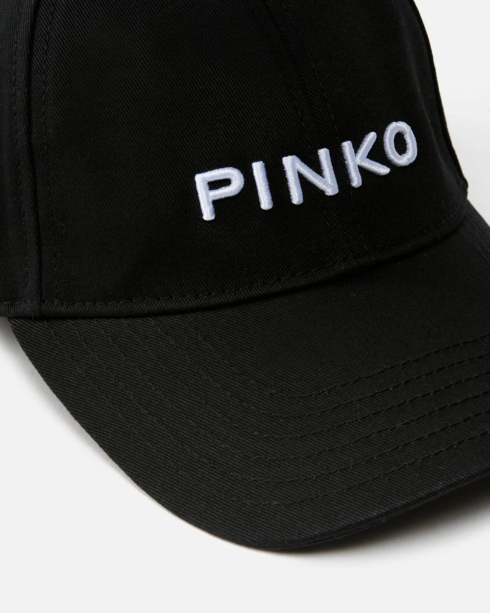 Cappellino con visiera e logo ricamato Pinko