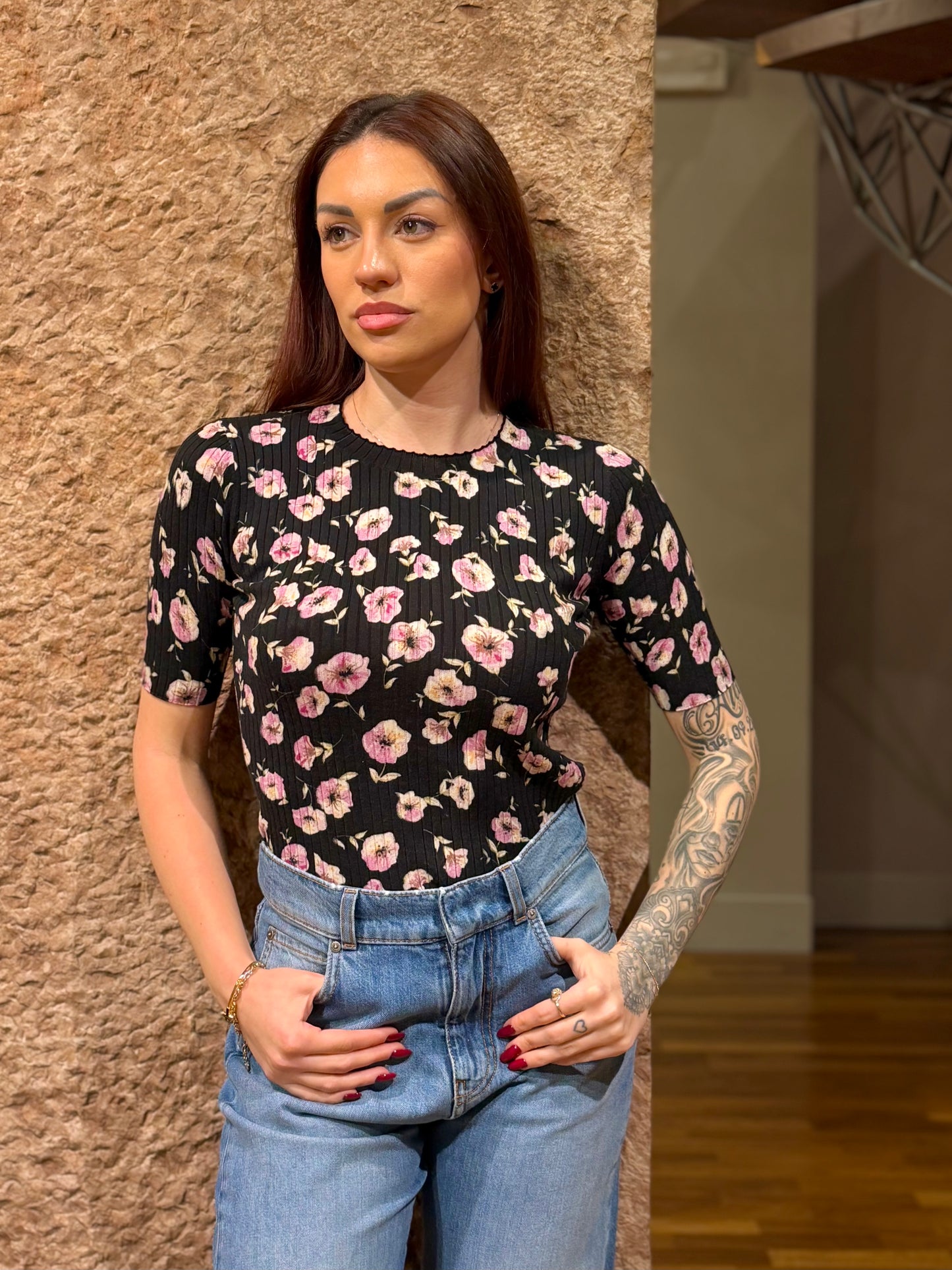 Maglia in fantasia TwinSet