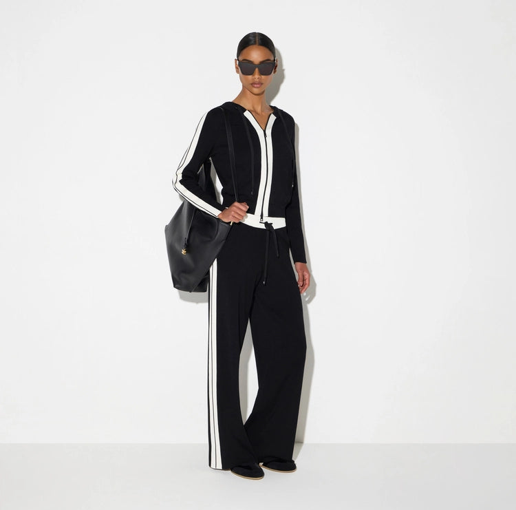 Pantaloni in maglia con logo KP75S66E2 Elisabetta Franchi