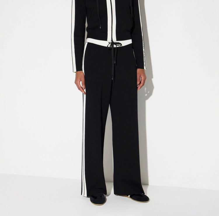 Pantaloni in maglia con logo KP75S66E2 Elisabetta Franchi