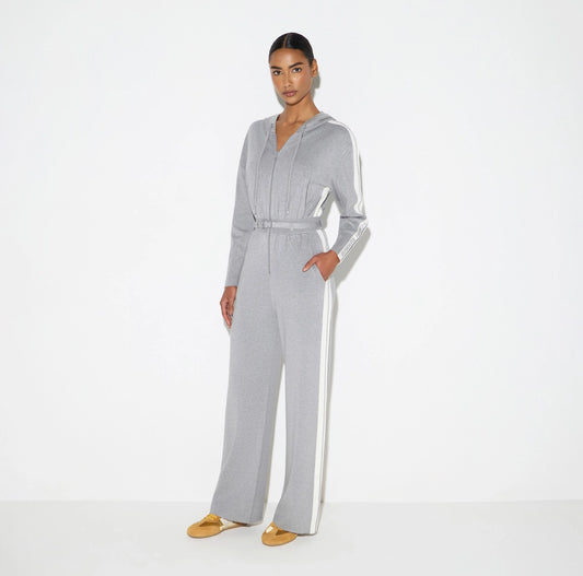 Tuta in maglia bicolore con logo KT71S66E2 Elisabetta Franchi