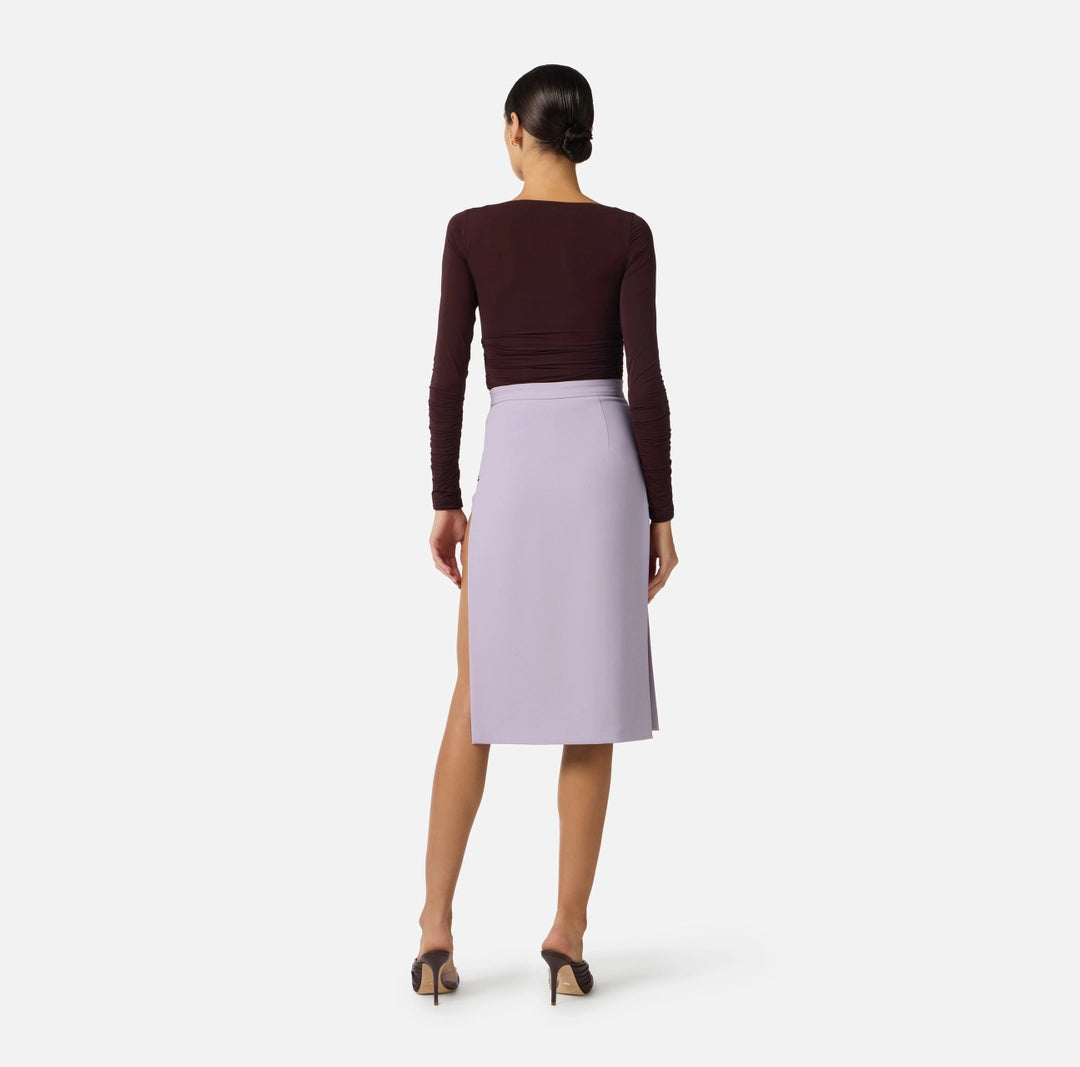 Maglia in jersey con dettaglio gioiello MD02962E2 Elisabetta Franchi