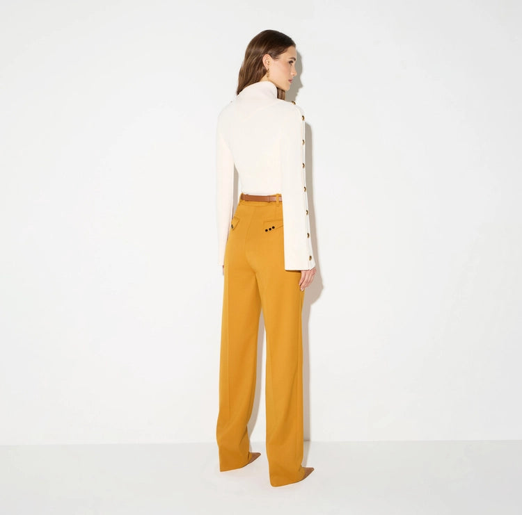 Pullover in maglia con bottoni gioiello MK03S66E2 Elisabetta Franchi