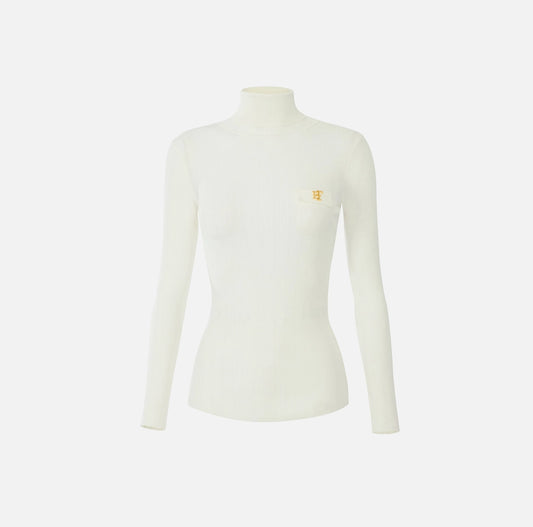 Dolcevita in maglia con ricami à jour MK05B66E2 Elisabetta Franchi