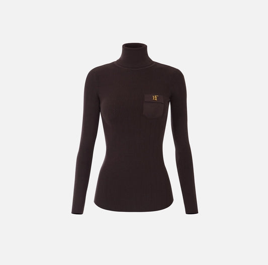 Dolcevita in maglia con ricami à jour MK05B66E2 Elisabetta Franchi